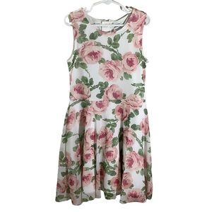 The Children’s Place Big Girls Floral Lined Dress